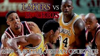 LA Lakers vs Houston Rockets 1999 [upl. by Aydin]