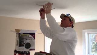 How To Install Speakers In Your Ceiling [upl. by Tripp435]