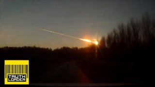 Meteor strike in Chelyabinsk Russia injures 500  amazing video shows explosion amp impact [upl. by Wixted]