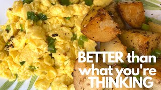 CREAMIEST Scrambled Eggs Ever ASMR  Weekend Brunch Recipe [upl. by Eitak]