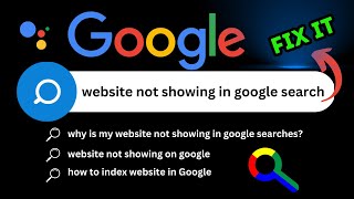 website not showing in google search  why is my website not showing in google search [upl. by Lael]