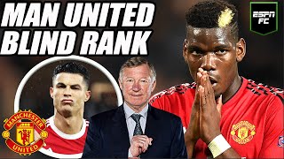 Manchester United BLIND Rankings Who is the No 1 FLOP  ESPN FC [upl. by Vassell]