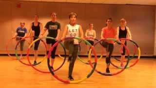 quotADDICTIVEquot  Dance Fitness Workout Weighted Hula Hoops Valeo Club [upl. by Dolf33]