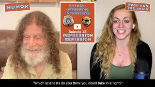 13 Food and the brain humor depression remission  Robert Sapolsky FatherOffspring Interviews [upl. by Haisoj210]