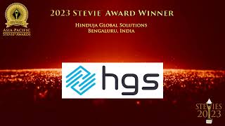 Hinduja Global Solutions is a winner in the 2023 AsiaPacific Stevie® Awards [upl. by Callum]