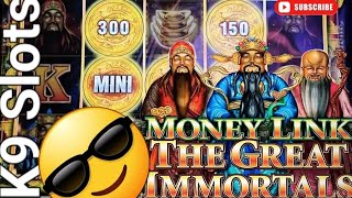 💥 LOS INMORTALES DEL CASINO 🎰 💥😆 MONEY LINK THE GREAT IMMORTALS SLOT MACHINE que nos de FREE GAMES [upl. by Karlens]