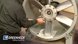 Greenheck  How To Change Fan Blade Pitch [upl. by Gorlin498]