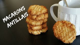 RECETTE DES MACARONS ANTILLAIS NOIX DE COCO [upl. by Tiga604]