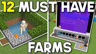 Best Minecraft Farms of 2023 Minecraft Bedrock 121 [upl. by Ettennej]