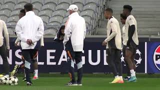 Mbappe returns to training on eve of Real Madrids match against Lille｜Champions League｜Bellingham [upl. by Lener852]