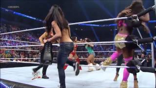 Brie Bella slaps Layla [upl. by Niwde]