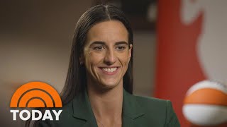 Caitlin Clark talks WNBA draft ‘SNL’ debut Olympic dream [upl. by Aynnek]