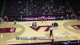 Virginia Tech Volleyball Highlights vs Chattanooga [upl. by Clementia412]