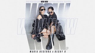 Maria Becerra Becky G  WOW WOW Official Video [upl. by Essilevi640]