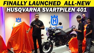 Finally Launched Allnew  Husqvarna Svartpilen 401 and Vitpilen 250 [upl. by Tirza994]