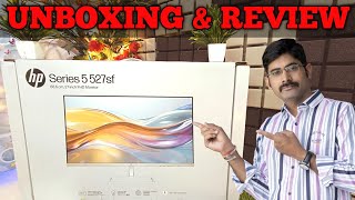 HP 527SF 27 Inch LED Monitor  Unboxing Installation and review  Best 27 Inch IPS Monitor 2024 [upl. by Chaves]