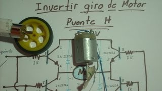 Invertir giro de Motor del Robot Puente H Como se Hace [upl. by Nee2]