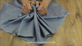 Plain Cotton Chambray Denim Dress Fabric [upl. by Auhsot]