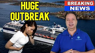 HUGE OUTBREAK ON CELEBRITY CRUISE SHIP  CRUISE NEWS [upl. by Karina]