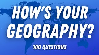 World Geography Quiz  How Many Can You Answer [upl. by Akimad]