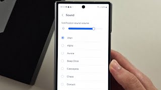 How To Change Notification Sound on Samsung Galaxy Z Fold 6 [upl. by Sanalda991]