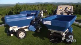 Ecolawn  Top Dresser amp Compost Spreader [upl. by Idroj]