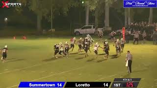 Summertown improves to 40 with region win at Loretto [upl. by Aserehs]