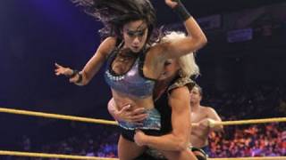 WWE NXT Goldust amp Aksana vs Primo amp AJ [upl. by Lasky]