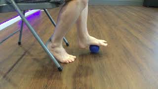 Plantar Fasciitis Exercises  Spiky Ball Release [upl. by Eiroj558]