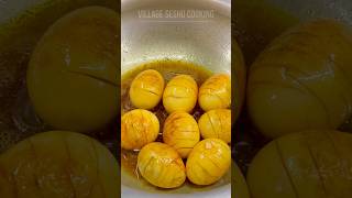 Amazing Roasted Garlic Egg Recipe  Guddu Kura shorts eggcurry eggrecipes [upl. by Lilli]