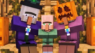 Villager amp Witch Life FULL ANIMATION  Alien Being Minecraft Animation [upl. by Thorr847]