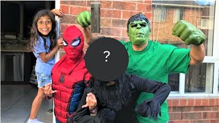 Marvel Avengers Infinity War Superhero Kids pretend play part 2 [upl. by Silvana]