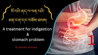 A treatment for indigestion and stomach problem Part 1༼ ཕོ་བའི་ནད་ལ་ཕན་པའི་མན་ངག་དང་བཅོས་ཐབས། ༽ [upl. by Mundy677]