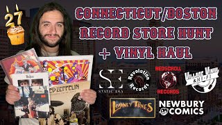 ConnecticutBoston Record Store Hunt  Vinyl Haul  Celebrating my 27th Birthday  Vinyl Community [upl. by Seibold255]