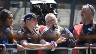 Zandvoort Olav Mol interview Max Verstappen [upl. by Eihtak]