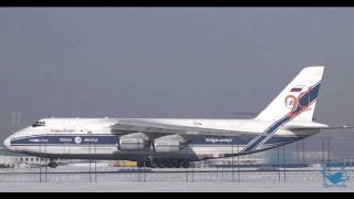 VolgaDnepr  Antonow An124  Arrival amp Cargo loading  Rzeszow International Airport  20120211 [upl. by Eddy]