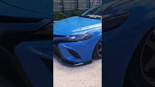 Toyota Camry TRD Cavalry blue just got Lower mods car aftermarket toyotacamry toyota low [upl. by Ivz]