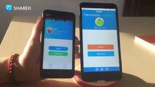 SHAREit Tutorial How to transfer files from Windows Phone to Android [upl. by Ienttirb551]