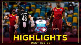 Highlights  West Indies v New Zealand  Visitors Complete Big Run Chase  3rd CG United ODI Series [upl. by Yenolem]