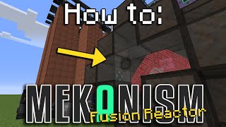 How to Mekanism  Fusion Reactor Minecraft 1165 [upl. by Conrade]