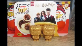 Harry Potter Teil 2 – 2er und 3er Packs – Goldfiguren Varianten – Kinder Joy – Italien 2024 [upl. by Syla]