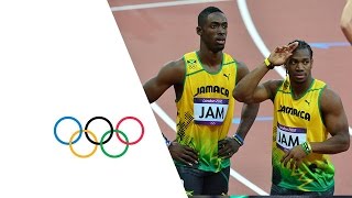 Mens 4x100m Round 1 Highlights  Jamaica amp USA Win  London 2012 Olympics [upl. by Aicala]