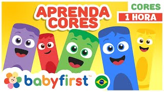 Desenhos Educativos Para Crianças  Aprenda Cores  Videos Educativos Infantil 2 Anos  BabyFirst [upl. by Odlaniger]