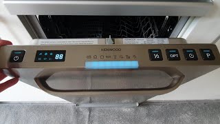 KENWOOD Satin finish Dishwasher  model KDW45X16A [upl. by Oicanata]