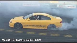 Yellow Monaro UPSET8 burnout at Easternats 2009 [upl. by Felike]