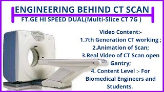 7th Generation CT Scanner  Multi Slice CT  Engineering Behind CT Scan  Biomedical Engineering [upl. by Eibrad]