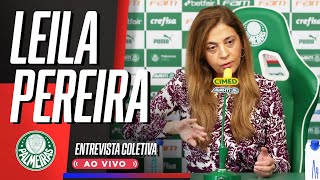 LEILA PEREIRA fala AO VIVO em entrevista coletiva após protestos da torcida no PALMEIRAS [upl. by Samp]