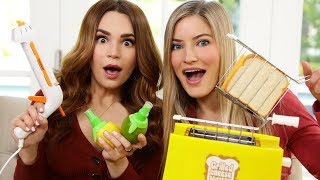 TESTING FUN KITCHEN GADGETS w iJustine [upl. by Nyliram]