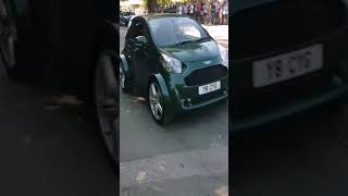 Tiny Aston Martin Cygnet sounds loud at Goodwood [upl. by Anialed427]