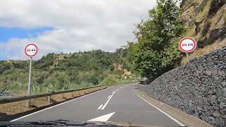 Driving from Agua de Alto Portugal to Ponta Delgada Airport PDL on São Miguel Island [upl. by Eural]